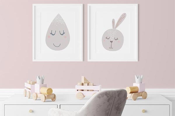 Nursery Mockups | 23+ Free & premium Photoshop Mockups Download